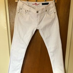 Rock&Roll Cowgirl White Jeans